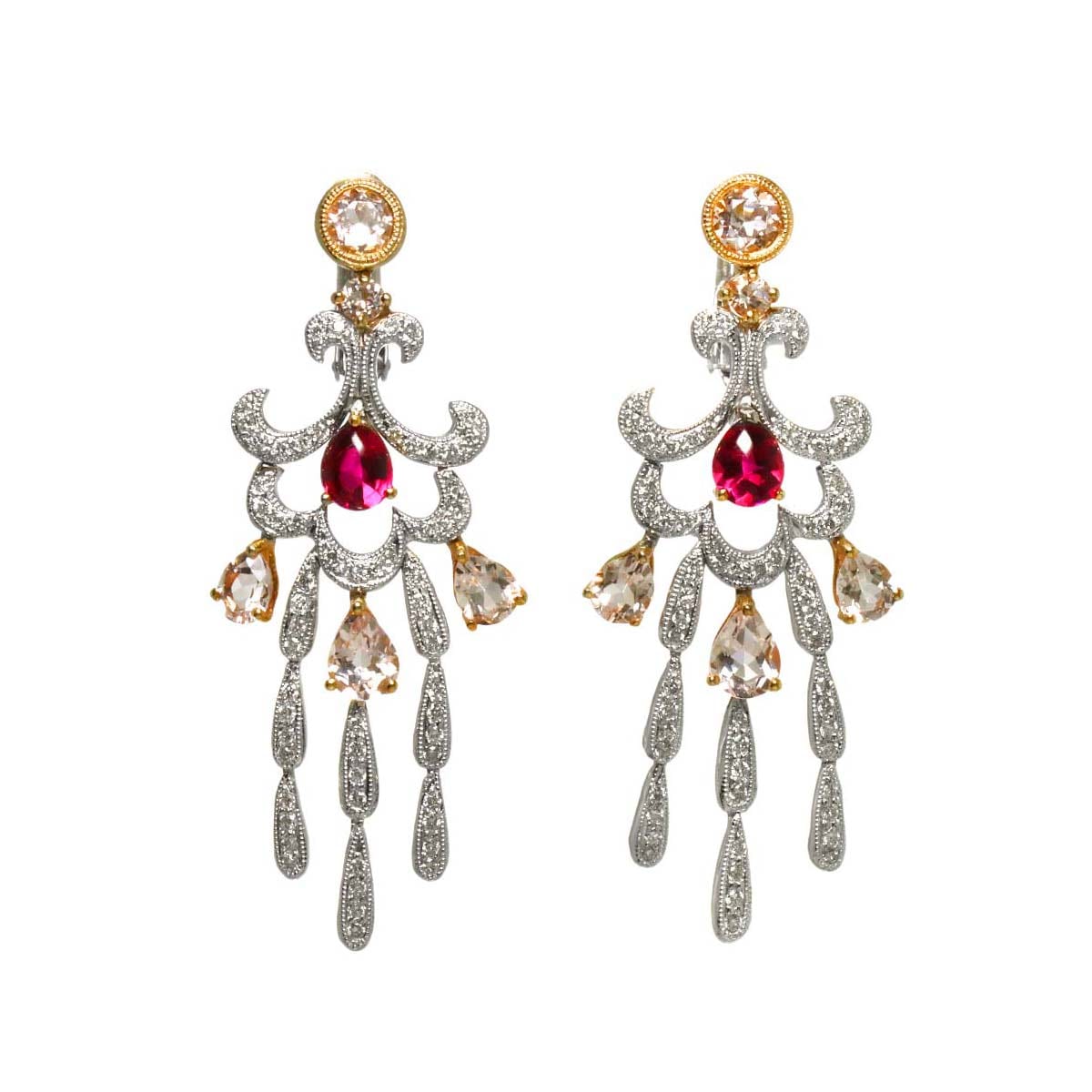 HERMESHホワイトローズゴールドイヤリング HERMESホワイトローズゴールドイヤリング HERMESHホワイトローズ