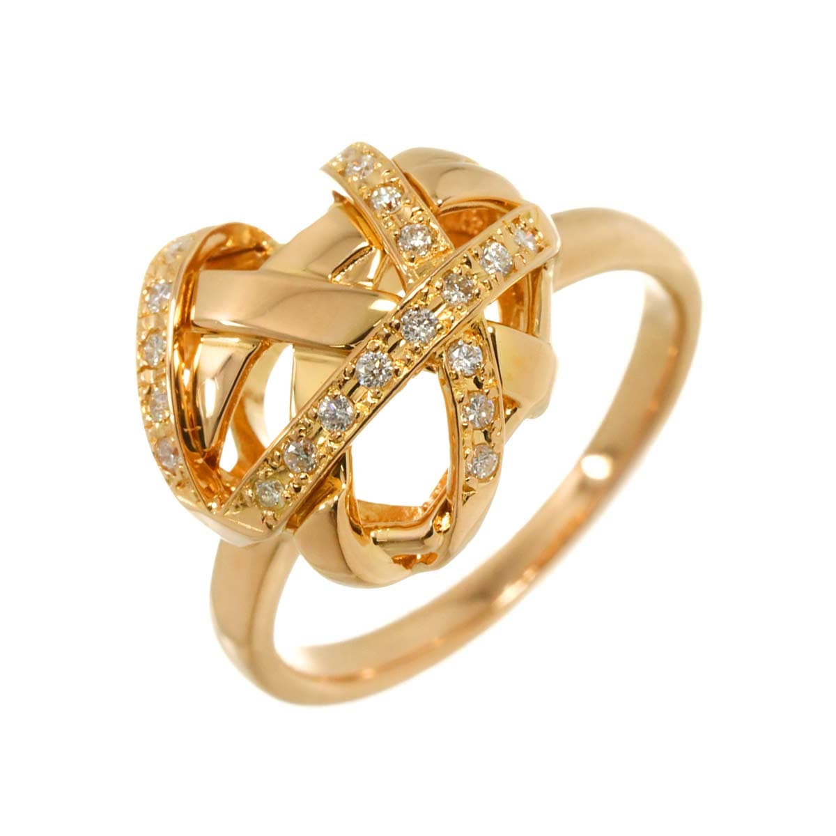 Vendome Aoyama 11号 リング ダイヤ 0.14ct K18 PG ピンクゴールド 750 指輪 Diamond Ring ヴァンドーム青山 90293254