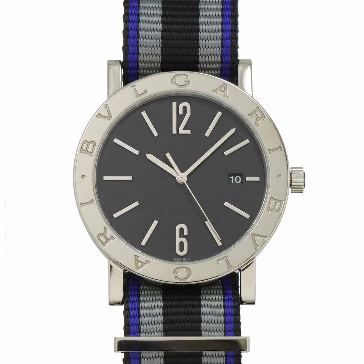 BVLGARI ブルガリブルガリ BB41S メンズ 腕時計 デイト ブラック オートマ 自動巻き ウォッチ BVLGARIBVLGARI ブルガリ 90288547