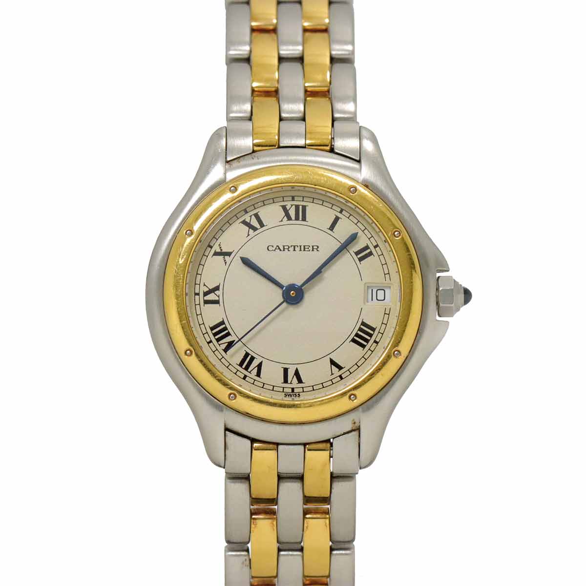 Cartier 腕時計 クォーツ ブラウン　中古品 楽天市場】カルティエ 中古（駆動方式（腕時計）クオーツ