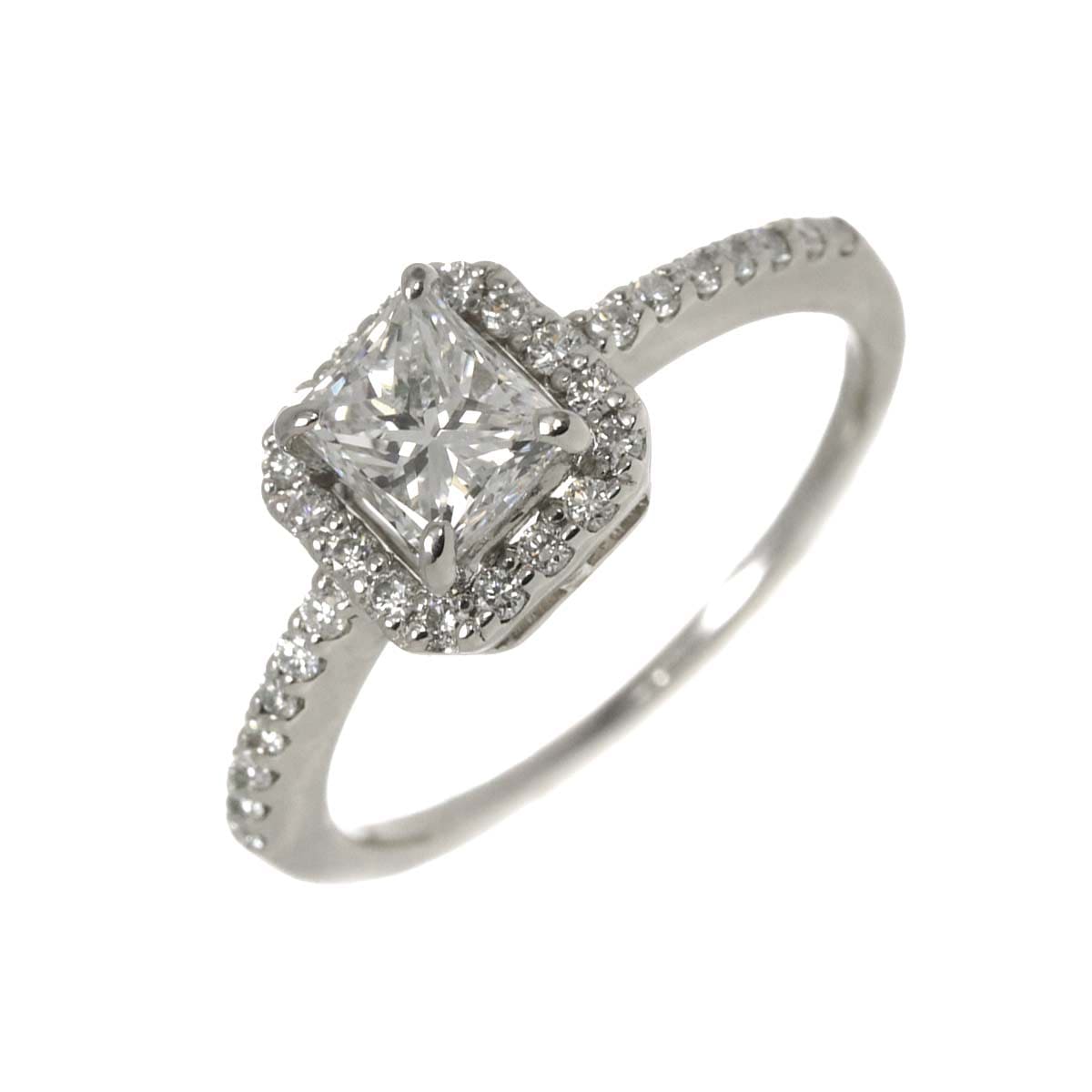 リング 6号 ダイヤ 0.618ct/0.17ct Pt プラチナ 指輪 Diamond Ring 90294834