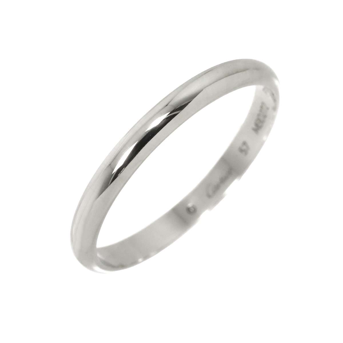 カルティエ Cartier 1895 クラシック #48 リング Pt 幅2mm プラチナ