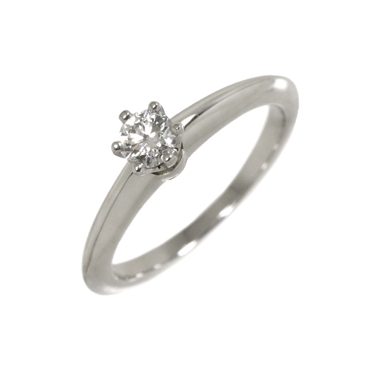 エンゲージリング中古 証明書等あり 新作シンプルなエンゲージリング(両サイド2ピースづつ4ピース