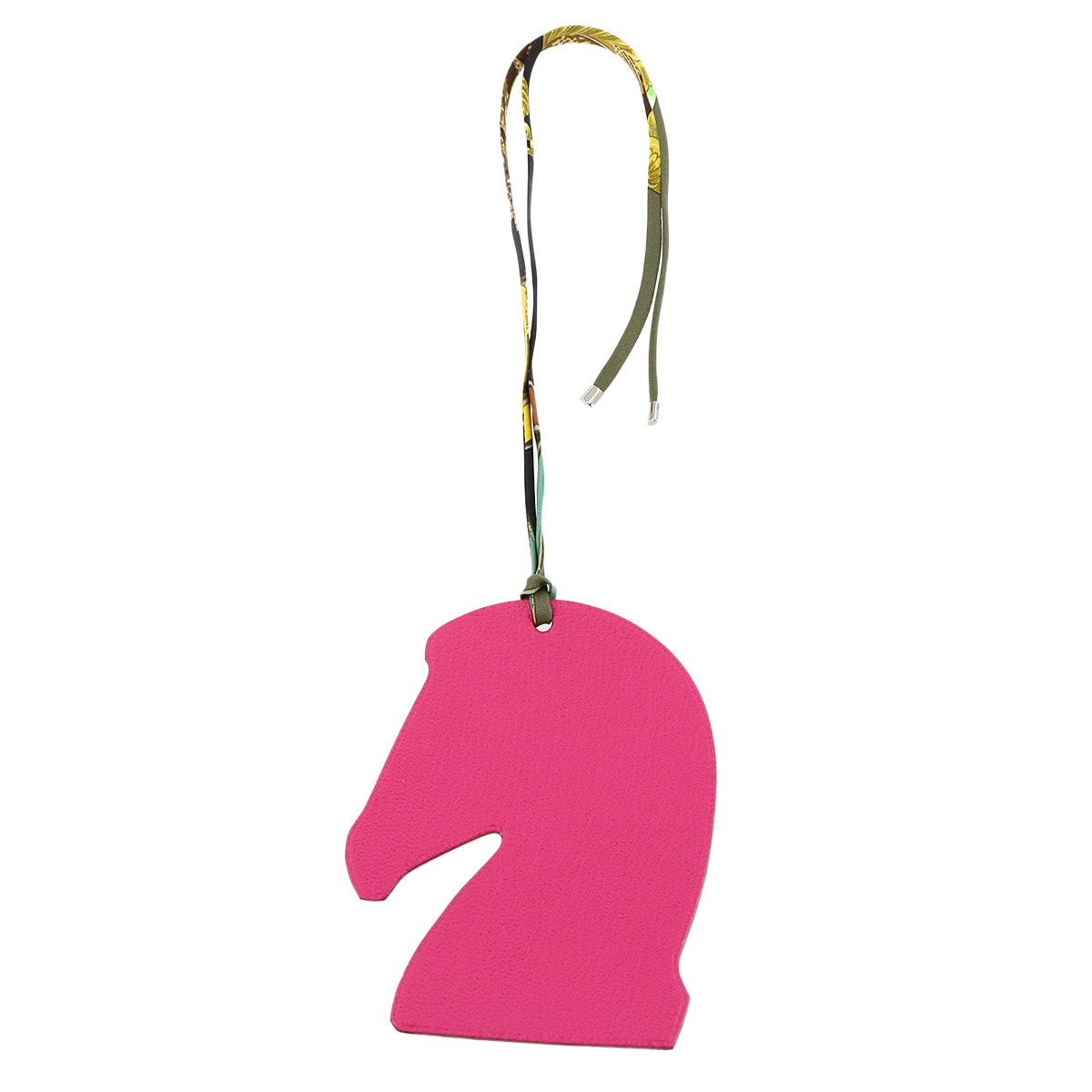 HERMES プティアッシュ サマルカンド バッグ チャーム シェーブル エバーリス ローズティリアン オレンジ Petit H Samarcande エルメス 90292664