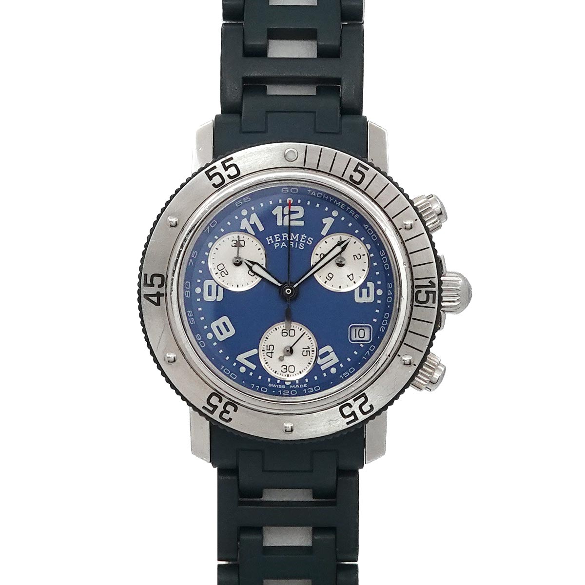 エルメス クリッパー コンビ ゴールド デイト クォーツ レディース