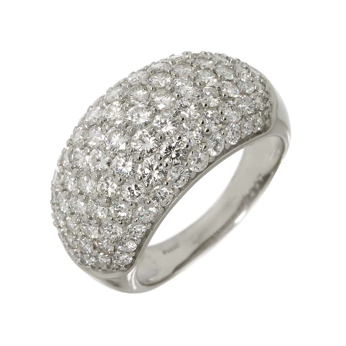 リング 14.5号 ダイヤ 4.051ct Pt プラチナ 指輪 Diamond Ring 90295472