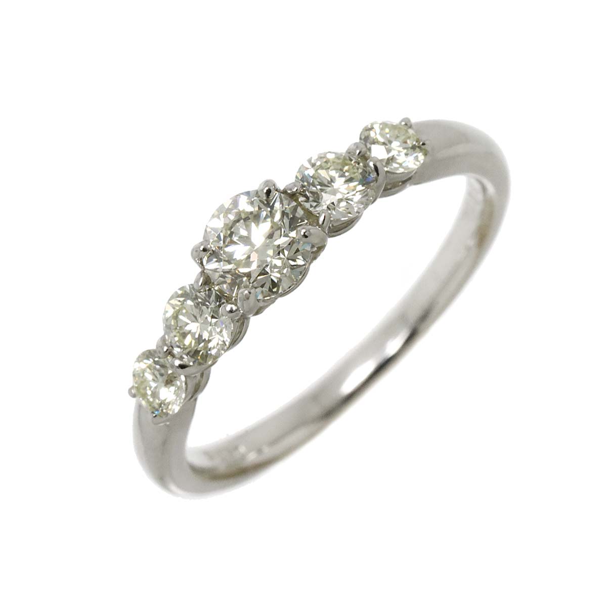 リング 12号 ダイヤ 0.85ct Pt プラチナ 指輪 Diamond Ring 90295609