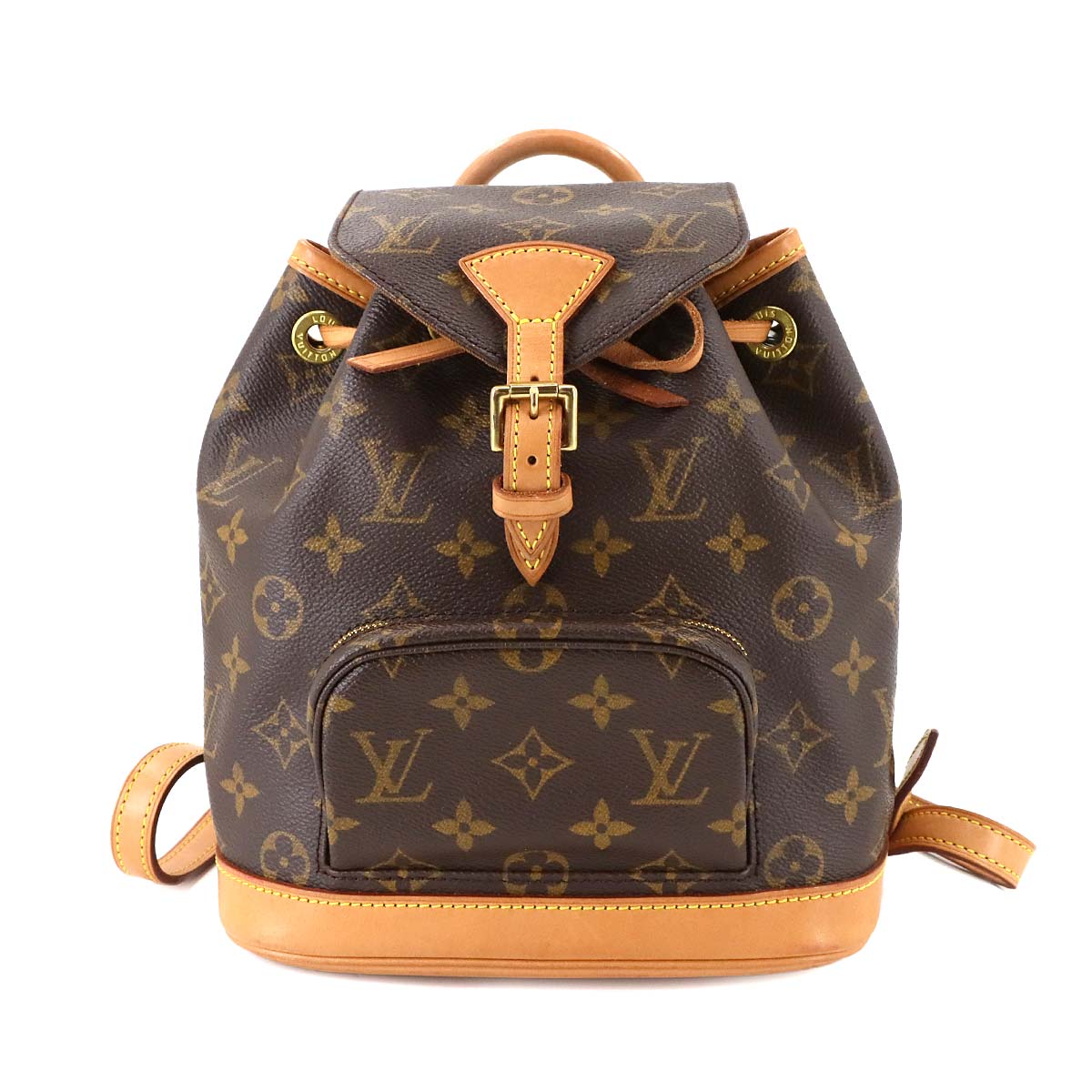 LOUIS VUITTON モノグラム ミニモンスリ バックパック リュックサック ブラウン M51137 Monogram Mini Montsouris ルイ ヴィトン 90292525