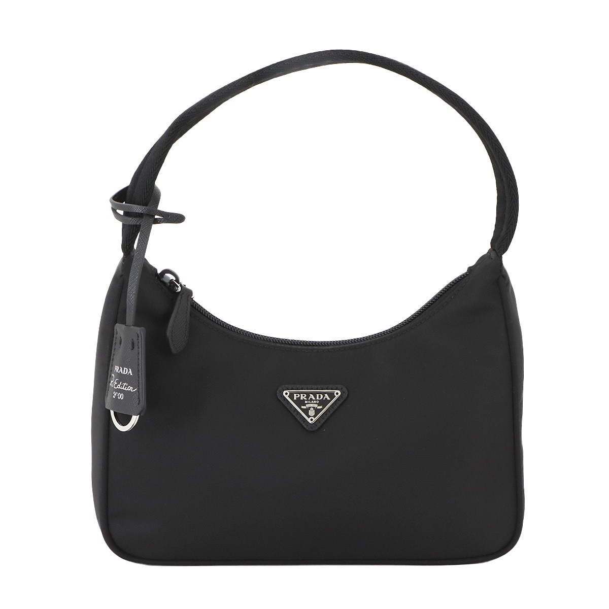 PRADA プラダ　ナイロン　レザー　ネイビー　ミニボストン　ハンドバッグ　ロゴ PRADA プラダ ナイロン レザー ネイビー ミニボストン