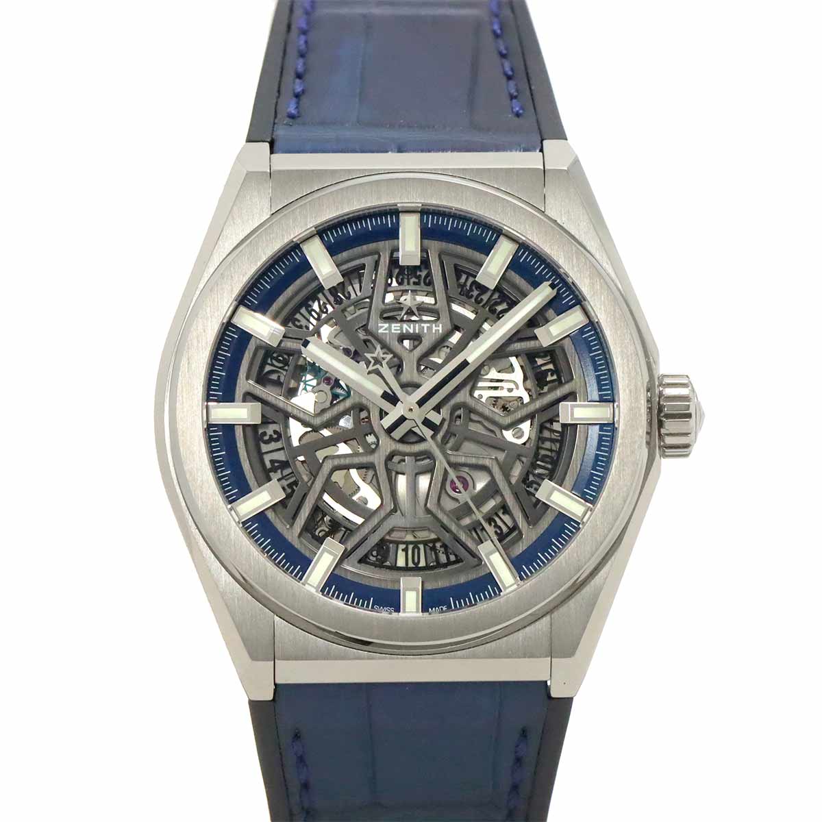 ZENITH デファイ クラシック 95 9000 670 メンズ 腕時計 デイト スケルトン オートマ 自動巻き ウォッチ Defy ゼニス 90294094