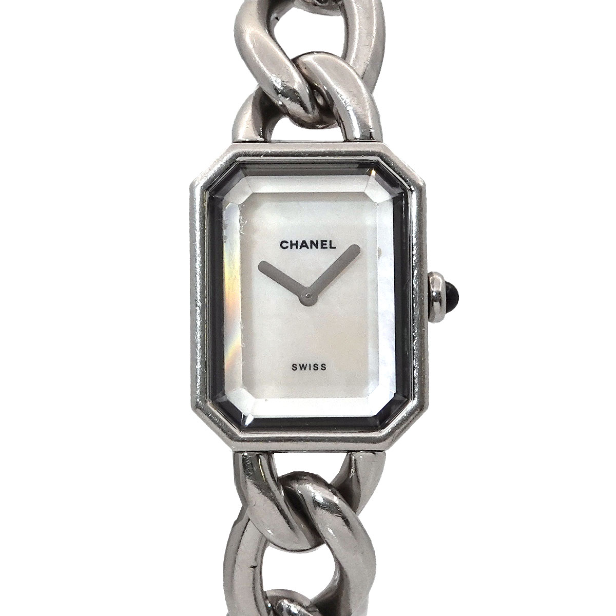 CHANEL プルミエール Mサイズ H1064 レディース 腕時計 ホワイトシェル クォーツ ウォッチ Premiere シャネル 90295686