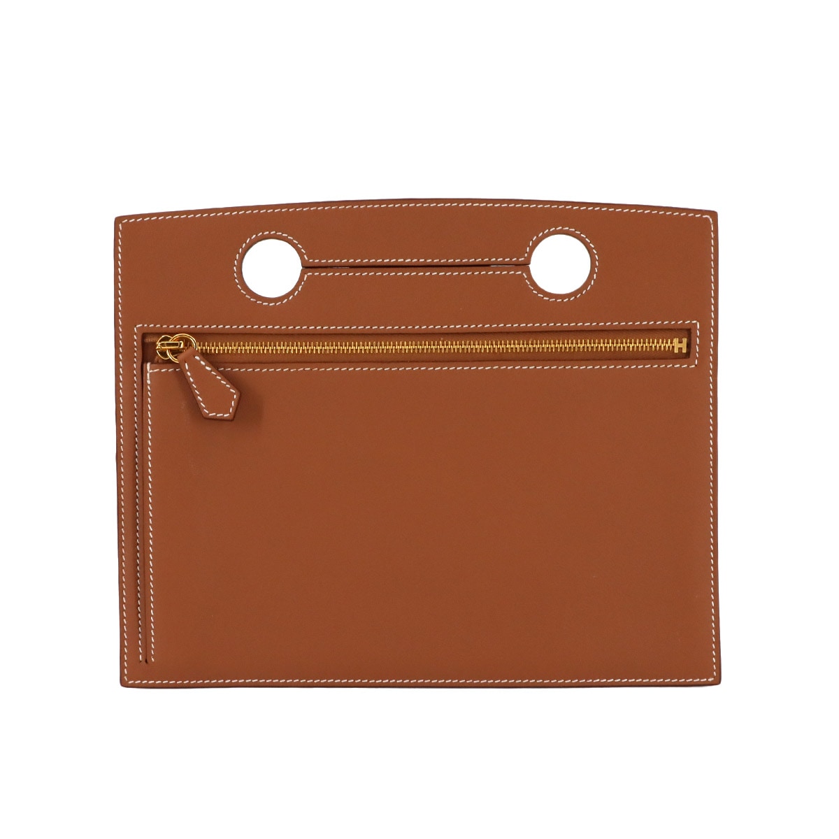 HERMES バーキン バッグポケット ポーチ 25 スイフト ゴールド U刻印 ゴールド 金具 Backpocket pouch エルメス 90290937