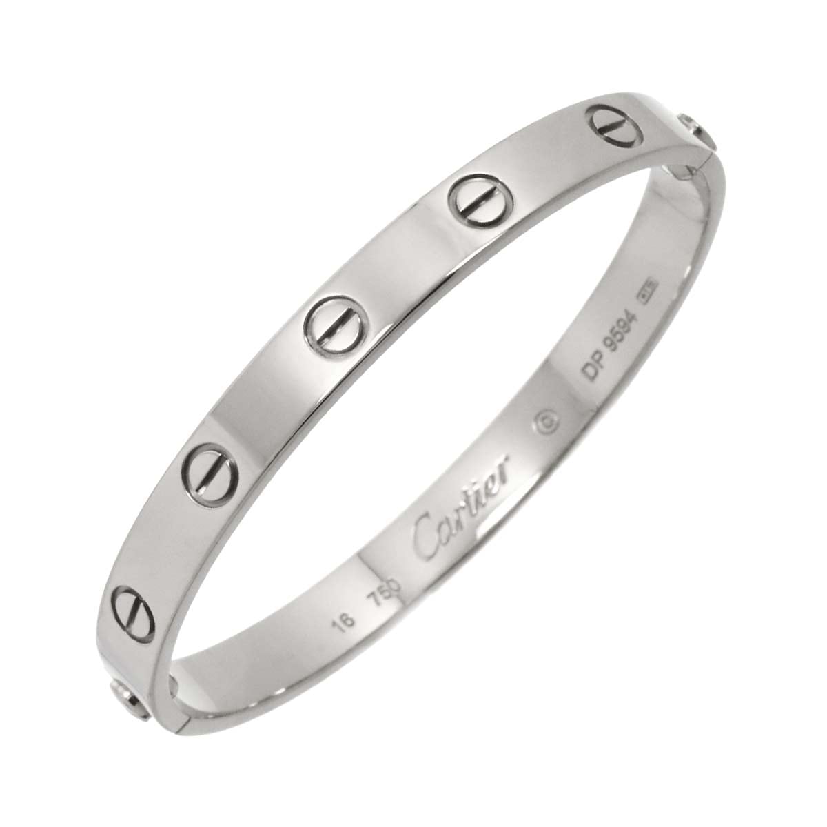 カルティエ ジュストアンクル SM #16 ブレスレット Cartier ジュストアンクル スモール SM #16 ブレスレット K18 WG