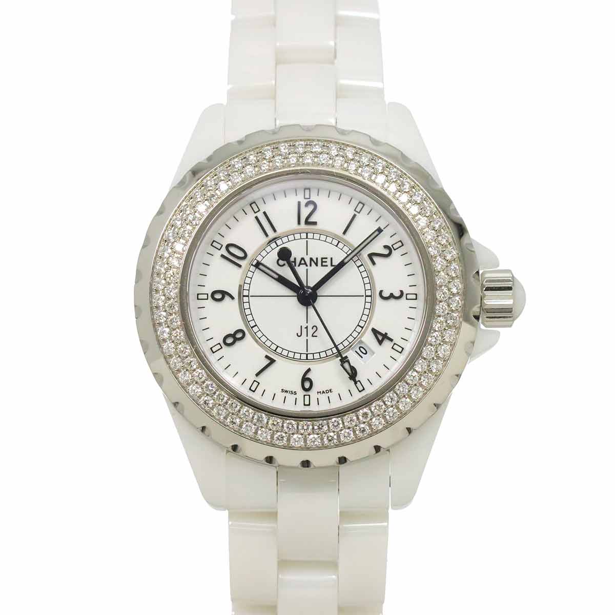 シャネル CHANEL J12 H6345 中古 時計 レディース シャネルJ12 ファントム 33mm レディース 腕時計 H6345 CHANEL 中古