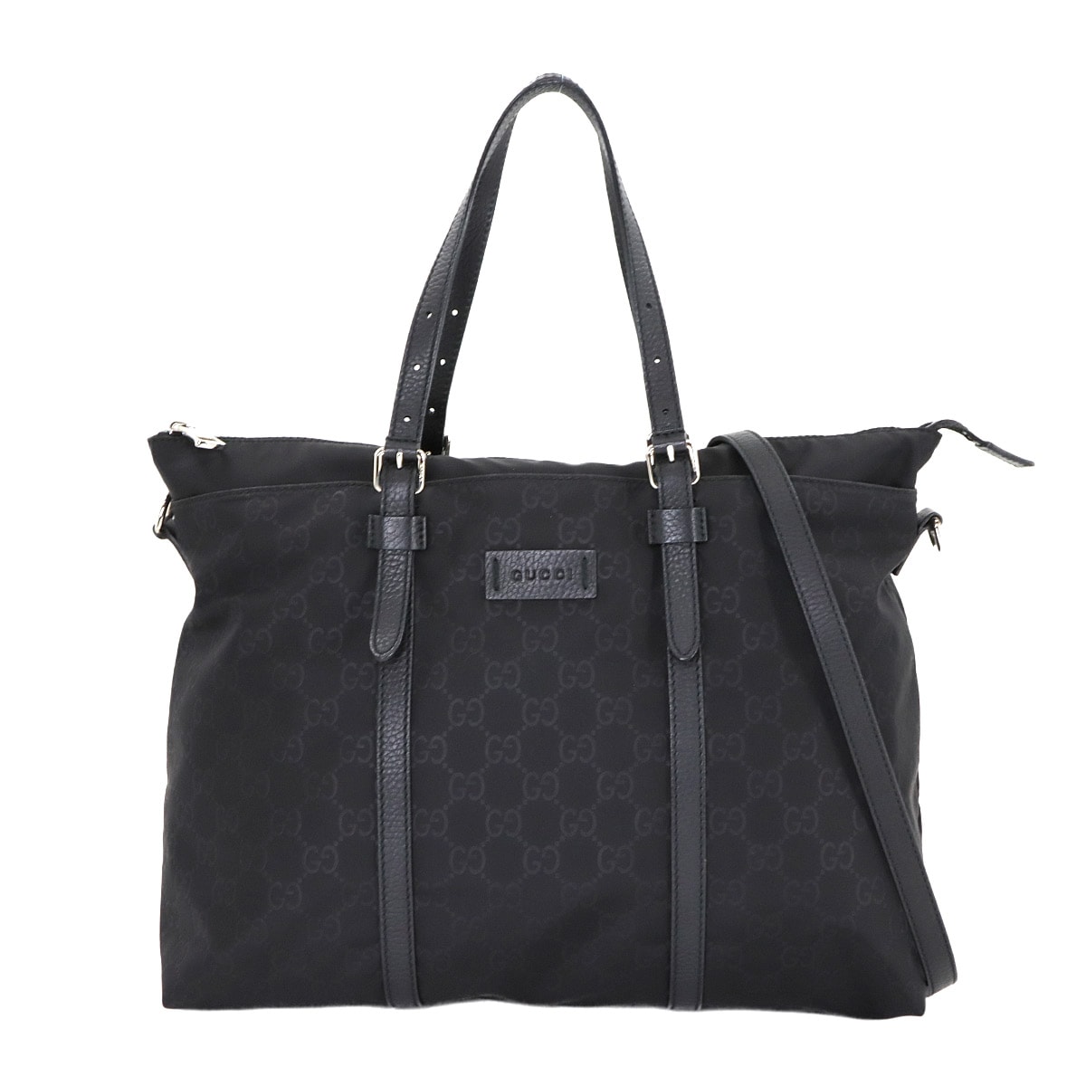 【極美品】グッチ トートバッグ 2way ショルダー レザー×キャンバス A4可 GUCCI グッチ トートバッグ ショルダーバッグ 2WAY メンズ