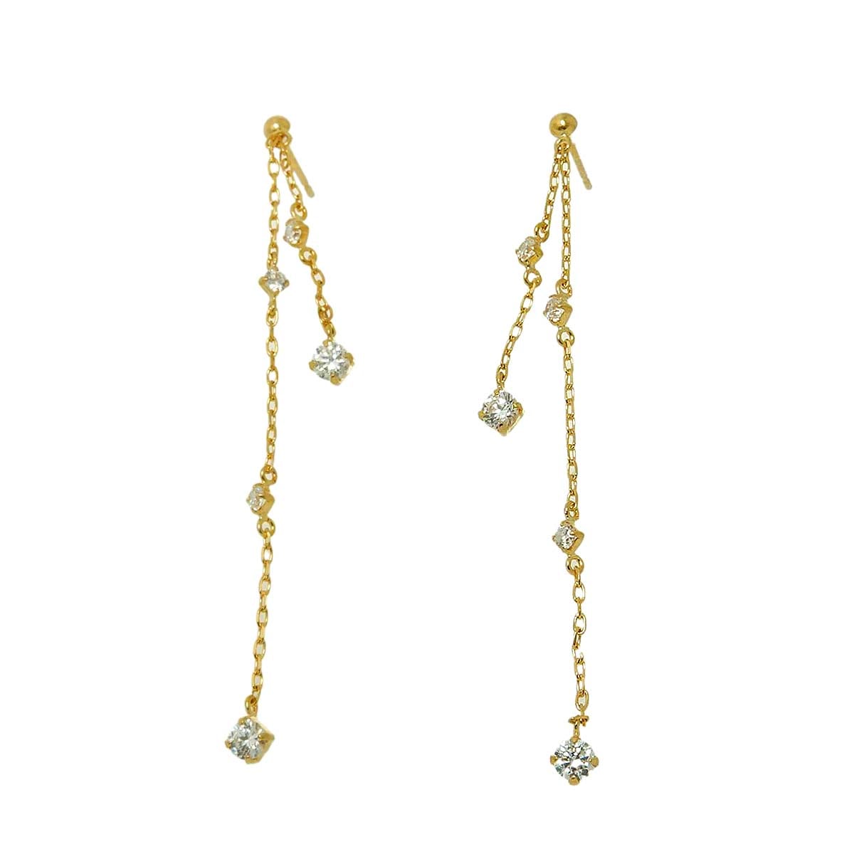 専用出品 22k1pダイヤ ピアス Recommended for second piercings │ K10 Diamond Cartilage