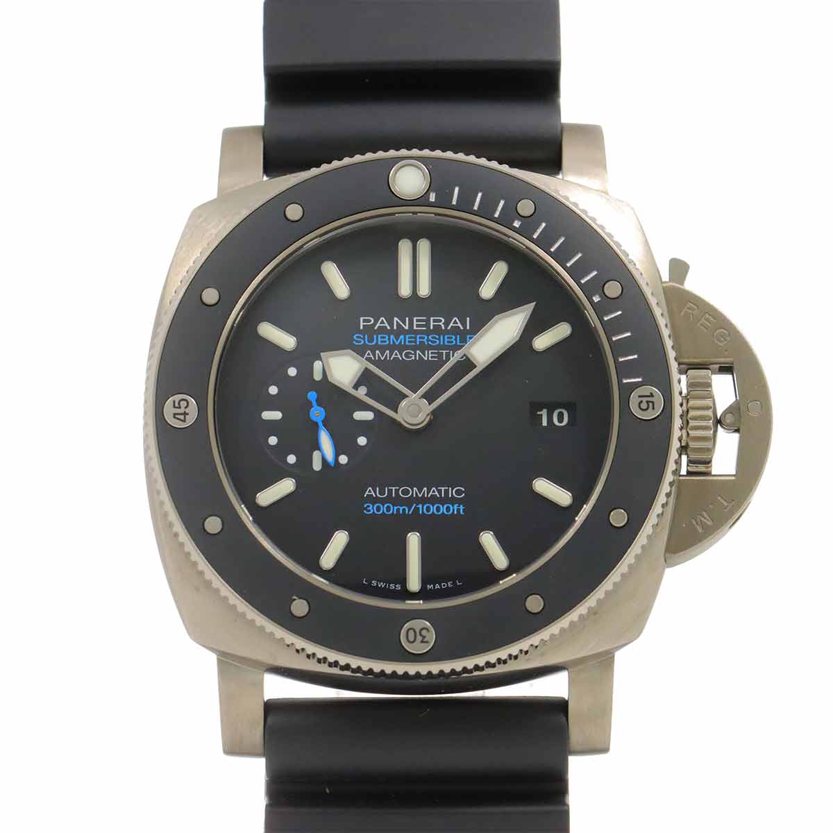 PANERAI ルミノール1950 サブマーシブル アマグネティック3デイズ チタニオ PAM01389 メンズ 腕時計 デイト パワーリザーブ ブラック オートマ 自動巻き Luminor パネライ 90296600