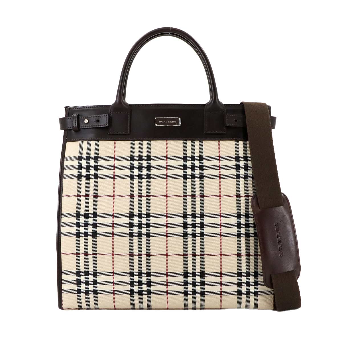 Burberry☆ホワイトレザーボストンバッグ 未使用 バーバリー(BURBERRY) 中古 ボストンバッグ | 通販・人気