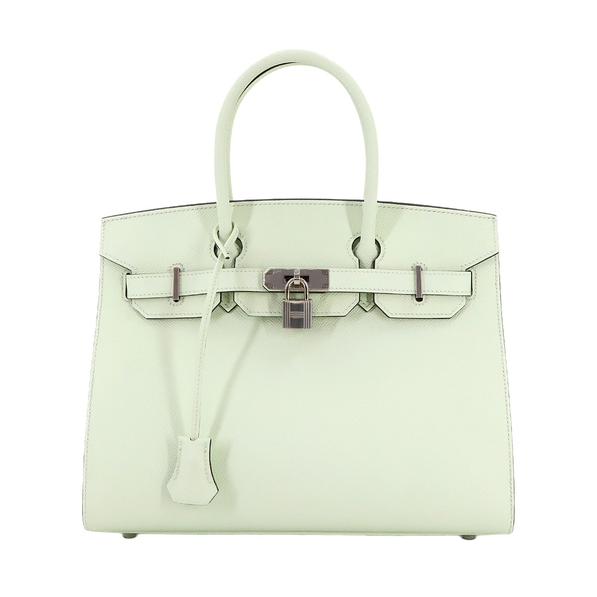 HERMES バーキン30 エプソン ヴェールフィズ ハンド バッグ U刻印 シルバー 金具 Birkin エルメス 90295939