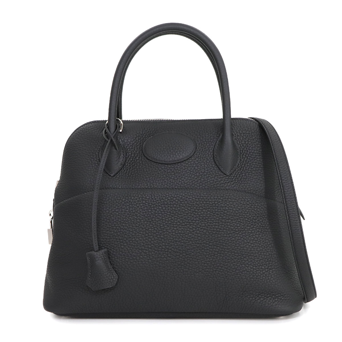 HERMES ボリード 31 2way ハンド ショルダー バッグ トリヨンクレマンス ブラック Z刻印 シルバー 金具 Bolide 31 エルメス 90296202