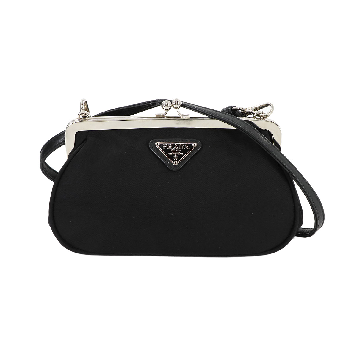 PRADA 2way チェーン ハンド ショルダー バッグ ナイロン