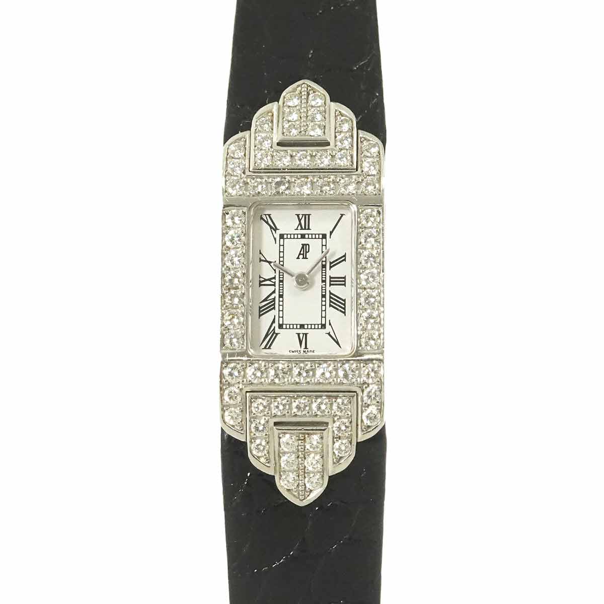 AUDEMARS PIGUET チャールストン 67028BC A001RP ダイヤ ベゼル レディース 腕時計 K18WG ホワイトゴールド ウォッチ Charleston オーデマピゲ 90294240