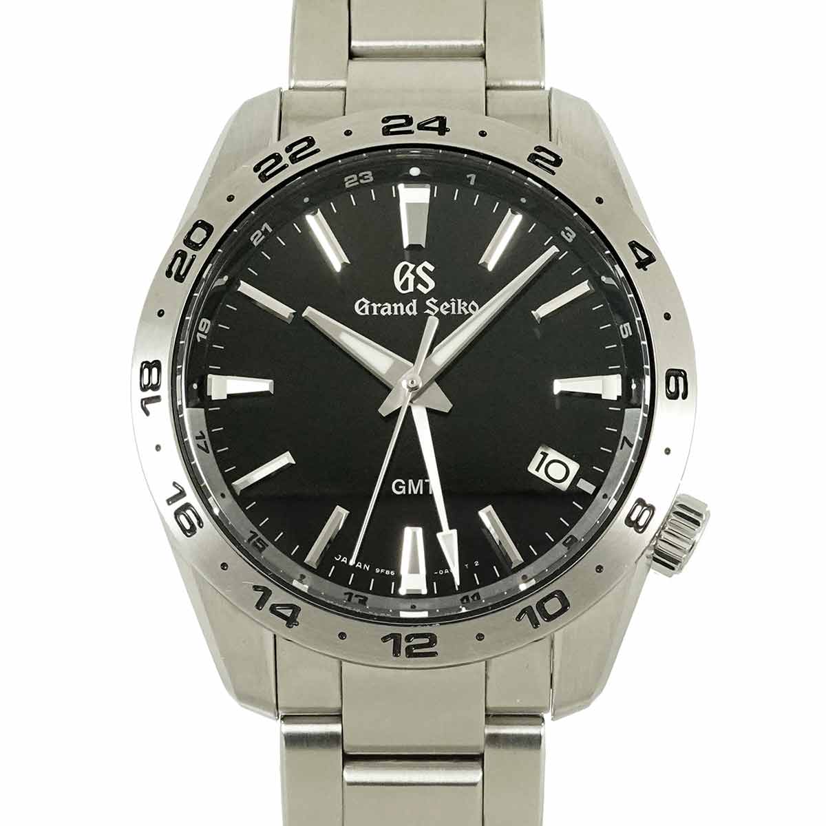 GRAND SEIKO スポーツコレクション GMT SBGN027 メンズ 腕時計 9F86 0AK0 デイト ブラック クォーツ ウォッチ Sport Collection グランドセイコー 90295722