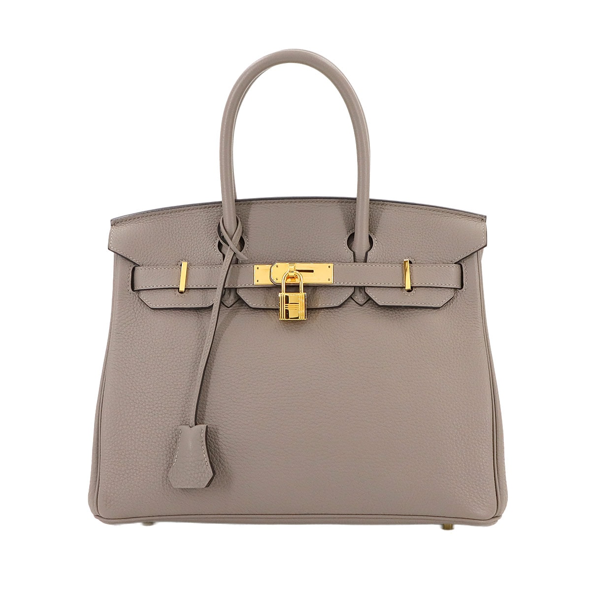 HERMES バーキン30 トゴ グリアスファルト ハンド バッグ C刻印 ゴールド 金具 Birkin エルメス 90297659