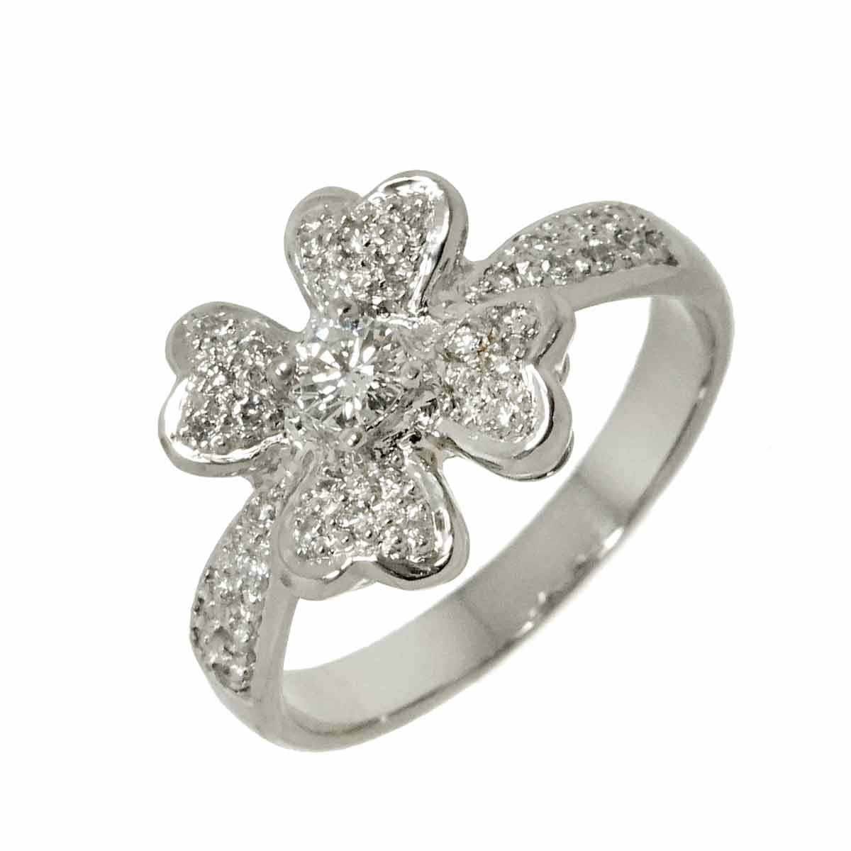 リング 12号 ダイヤ 0.32ct Pt プラチナ 指輪 Diamond Ring 90297449