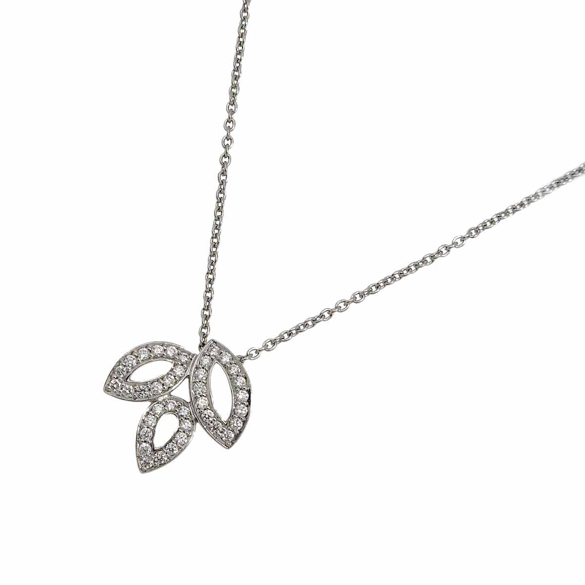 HARRY WINSTON リリークラスター ミニ ダイヤ ネックレス 41cm Pt プラチナ Diamond Necklace ハリーウィンストン 90293737