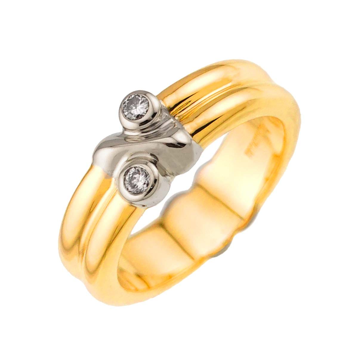 TIFFANY&Co. ビーン 12号 リング K18 YG イエローゴールド 750 指輪