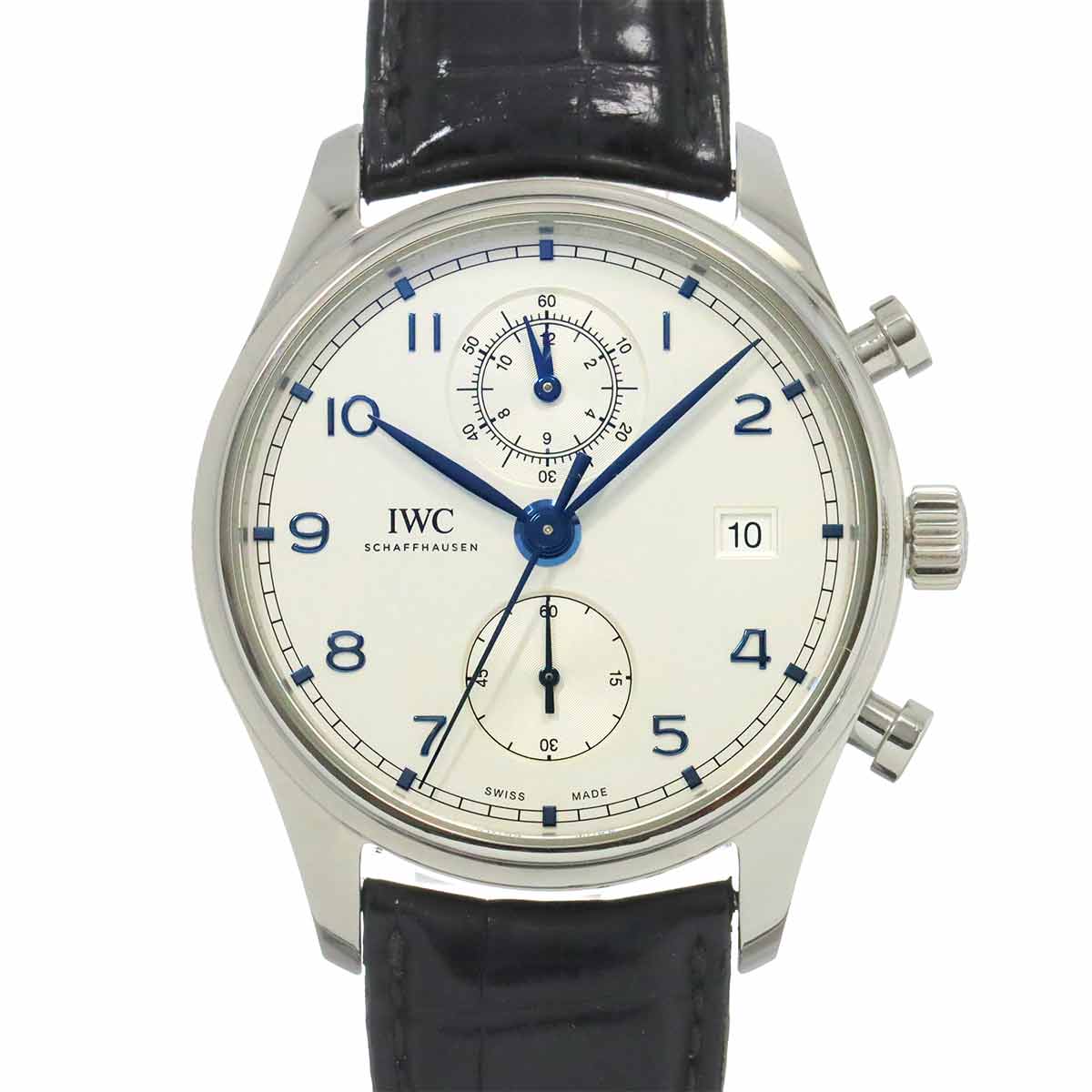 IWC ポルトギーゼ クロノグラフ クラシック IW390302 メンズ 腕時計 デイト シルバー 自動巻き インターナショナル ウォッチ カンパニー Portuguese 90289637