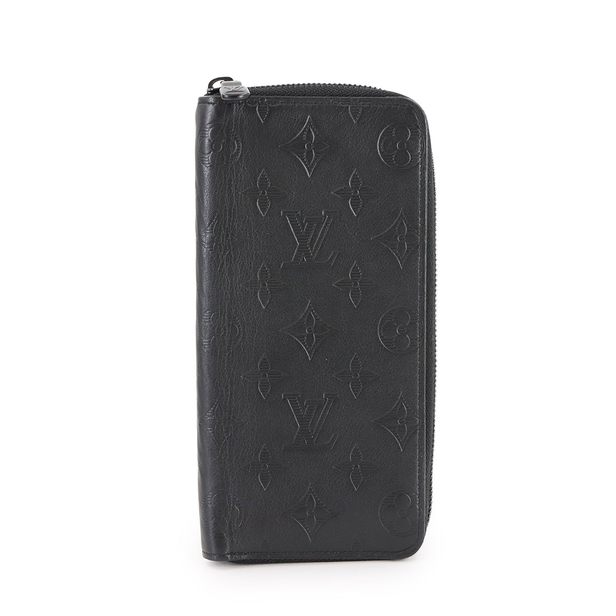 LOUIS VUITTON モノグラム シャドウ ジッピーウォレット ヴェルティカル 長財布 レザー ブラック M62902 Zippy Wallet Vertical ルイ ヴィトン 90297022
