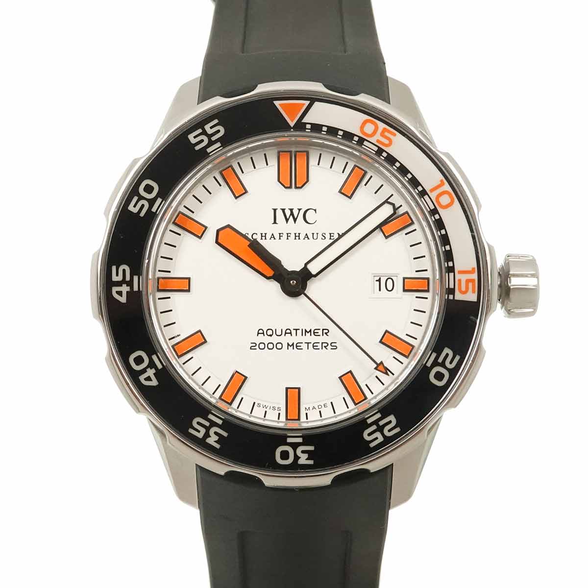 IWC アクアタイマー 2000 世界限定300本 IW356807 メンズ 腕時計 デイト ホワイト オートマ 自動巻き ウォッチ インターナショナル ウォッチ カンパニー Aqua Timer 90291282