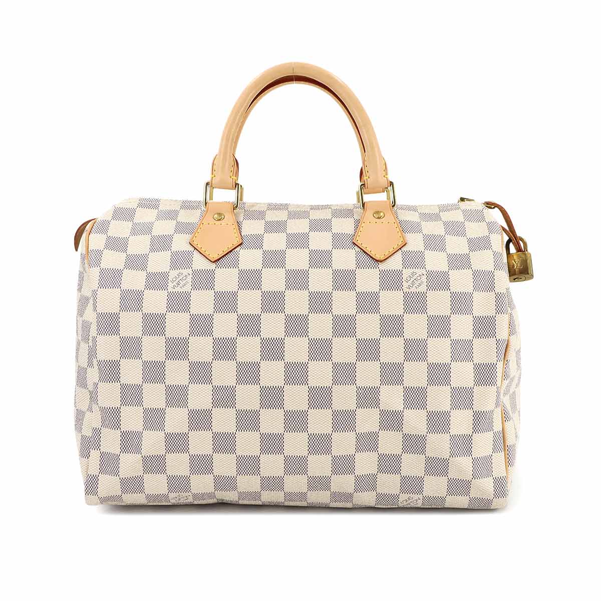 LOUIS VUITTON ダミエ アズール スピーディ 30 ハンド バッグ N41533 ゴールド 金具 Speedy 30 ルイ ヴィトン 90298129