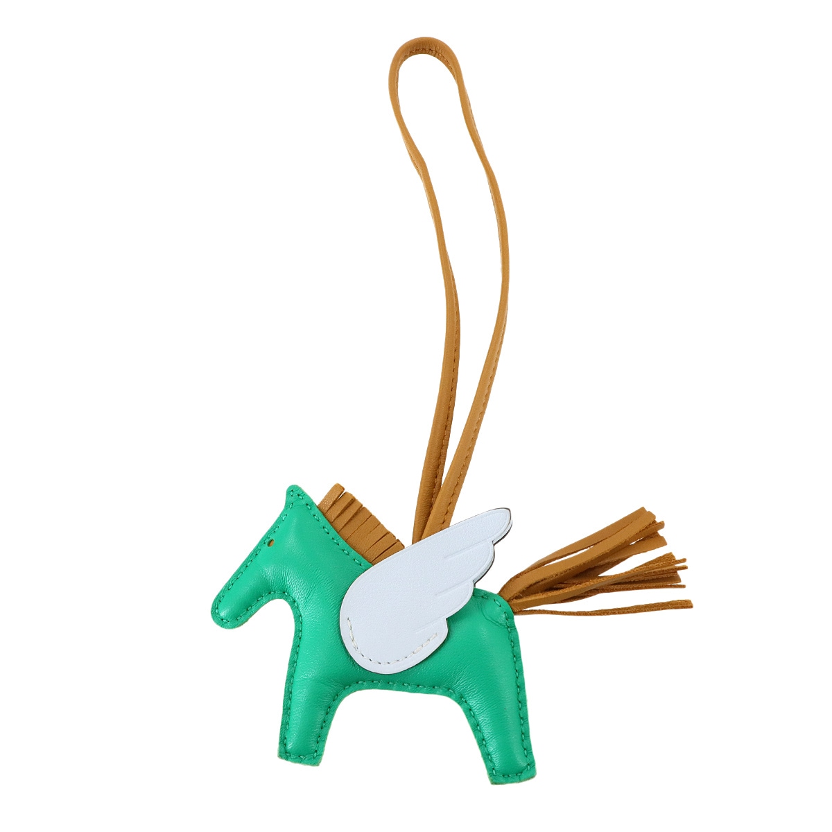 HERMES ロデオ ペガサス PM バッグ チャーム アニューミロ ミント セサミ ブルーブリュム Z刻印 Rodeo Pegasus PM エルメス 90298141