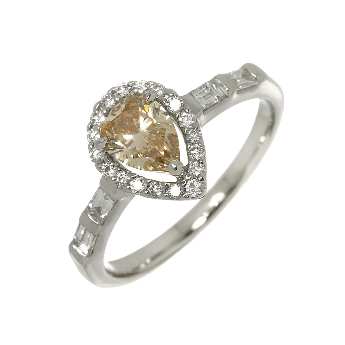 リング 12号 ダイヤ 0.621ct FOB/SI1 0.31ct Pt プラチナ 指輪 【鑑定書付き】 Diamond Ring 90297765