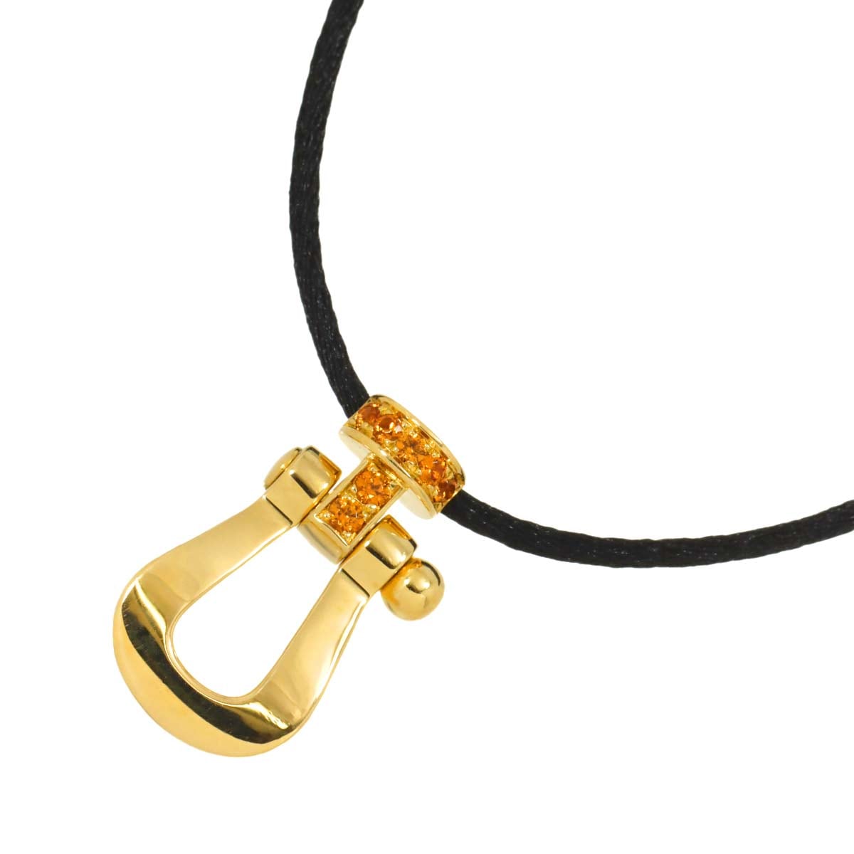 FRED フォース10 ガーネット ロング ネックレス ラージ 80cm K18 YG イエローゴールド 750 Force10 Necklace フレッド 90295019