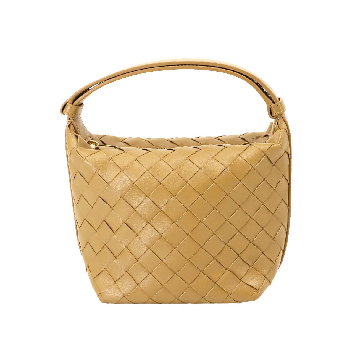 BOTTEGA VENETA イントレチャート ウォレス ハンド バッグ レザー ベージュ Hand Bag ボッテガ ヴェネタ 90297425