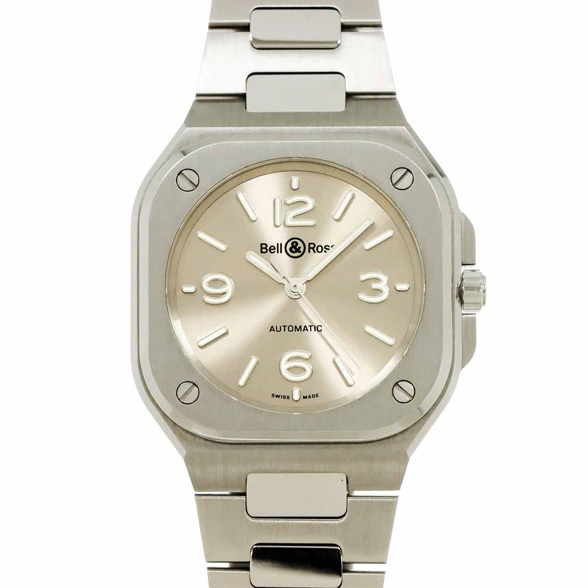 Bell＆Ross BR05 GRAYSTEEL BR05A-S-GR-ST/SST メンズ 腕時計 シルバー オートマ 自動巻き ウォッチ ベル＆ロス 90298911