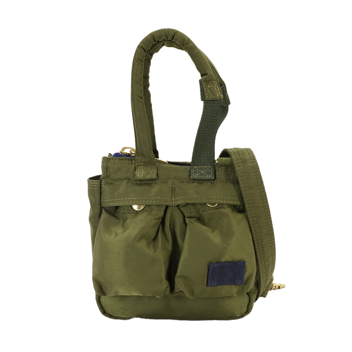 Sacai ポーター ポケット トート スモール 2way ハンド ショルダー バッグ ナイロン カーキ Pocket Tote Small サカイ 90297688
