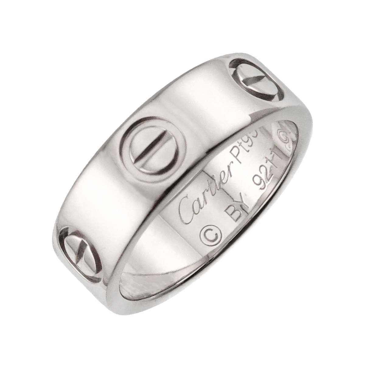 Cartier ラブ #48 リング Pt プラチナ 指輪 Love Ring カルティエ 90298245