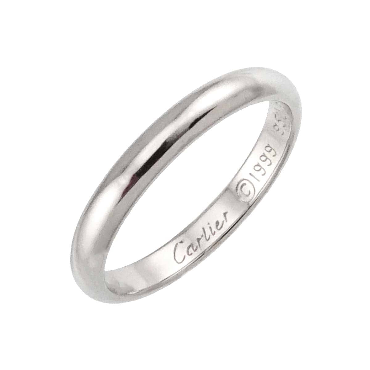 Cartier 1895 クラシック #47 リング Pt 幅2.5mm プラチナ 指輪 Classic Ring カルティエ 90298472