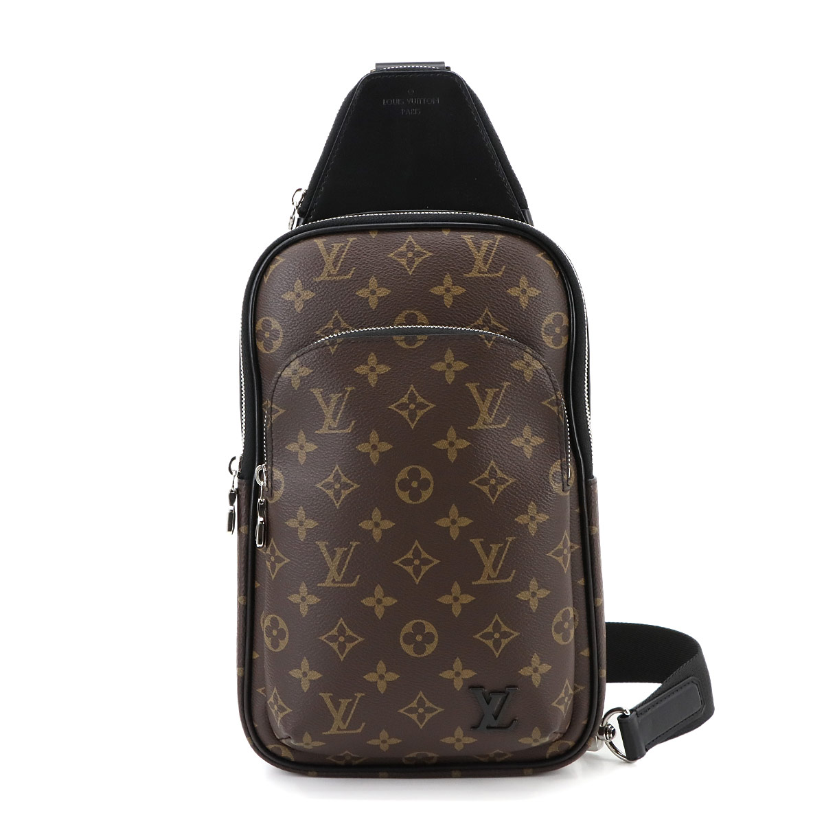 LOUIS VUITTON モノグラム マカサー アヴェニュー スリングバッグ ボディ バッグ M46327 RFID Avenue Slingbag ルイ ヴィトン 90298048