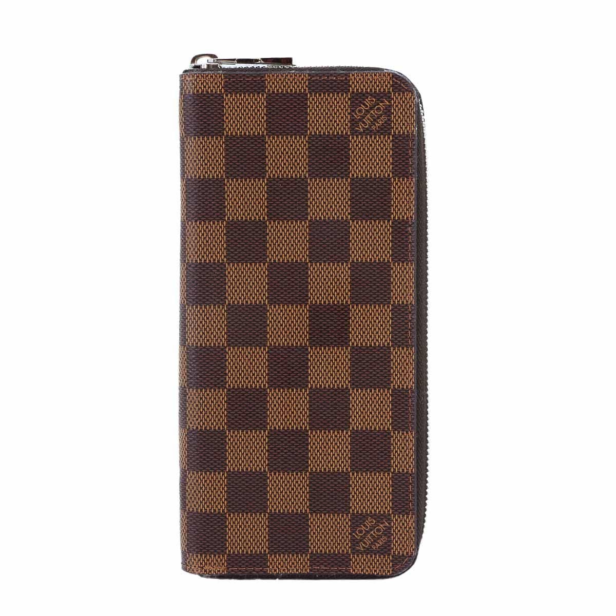 LOUIS VUITTON ダミエ ジッピーウォレット ヴェルティカル ラウンドファスナー 長財布 エベヌ N61207 ルイ ヴィトン 90299615