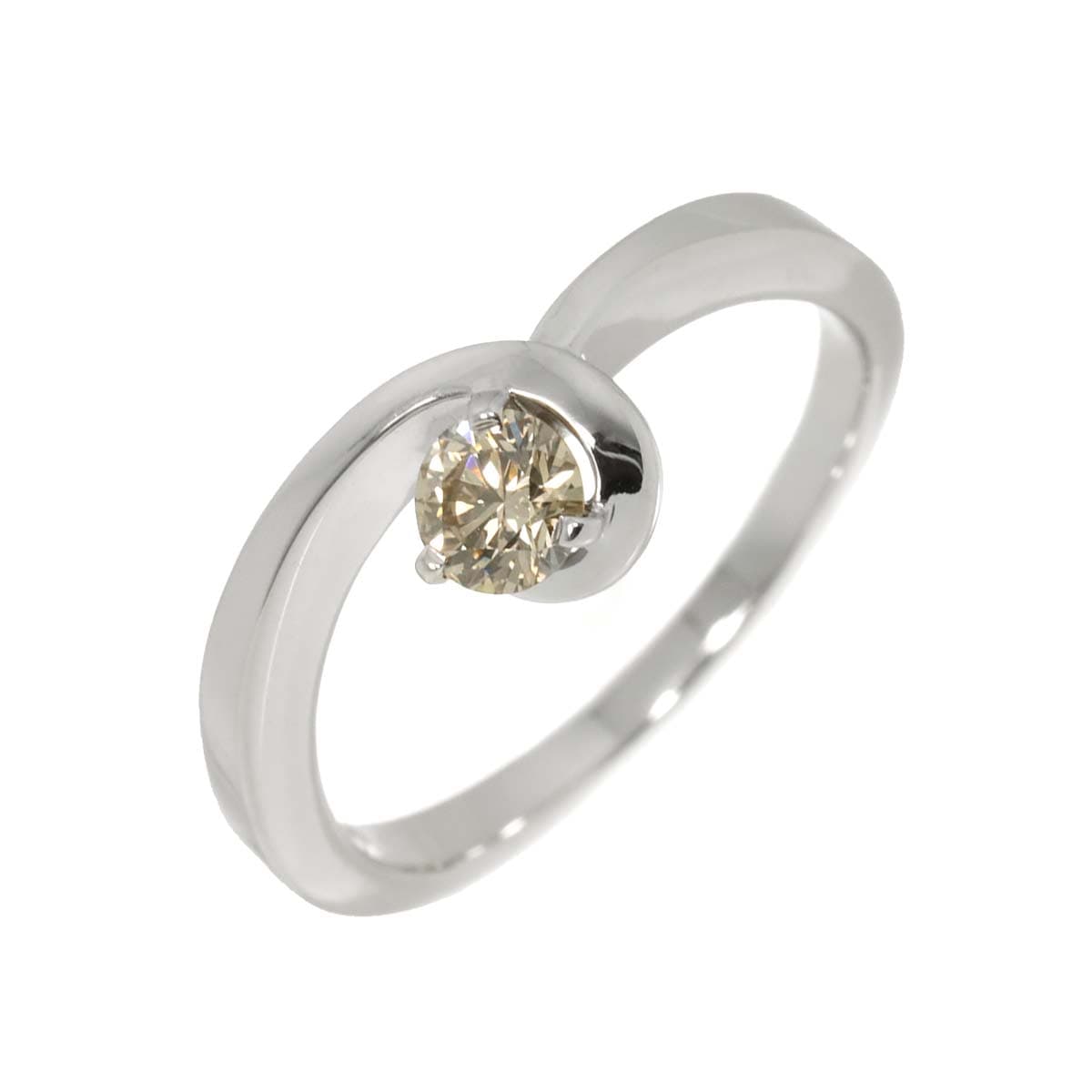 KASHIKEY 14号 リング ブラウンダイヤ 0.30ct K18 WG ホワイトゴールド 750 Diamond Ring カシケイ 90296428