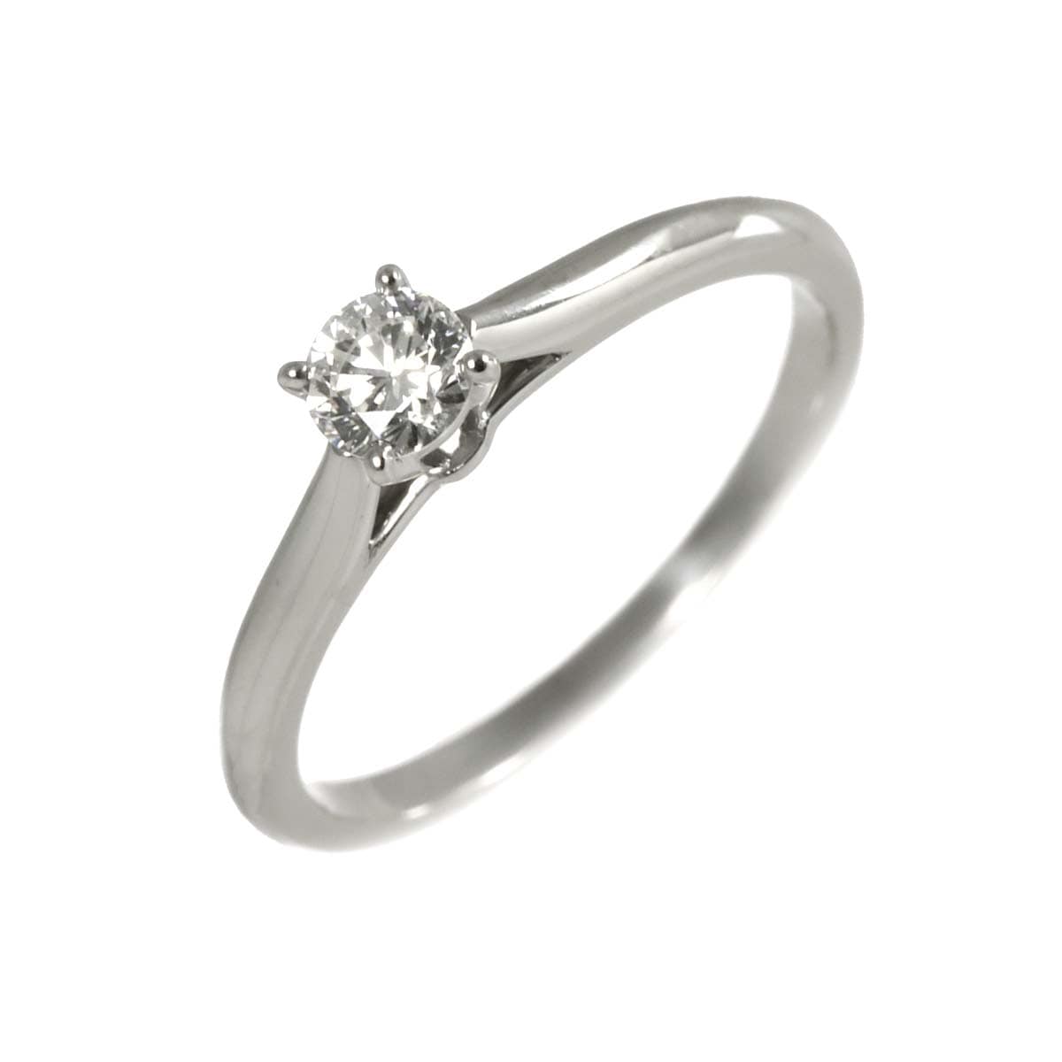Cartier ソリテール ダイヤ 0.21ct F/VS2 #49 リング Pt プラチナ Solitaire Ring【証明書・鑑定書付き】カルティエ 90297333