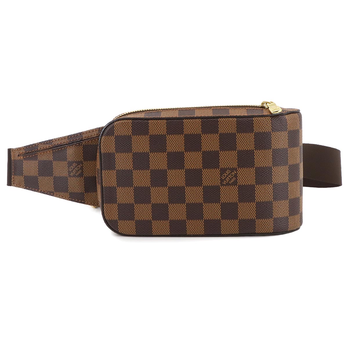 LOUIS VUITTON ダミエ ジェロニモス ボディ バッグ ウエスト ポーチ エベヌ ブラウン N51994 Damier Geronimos ルイ ヴィトン 90298074