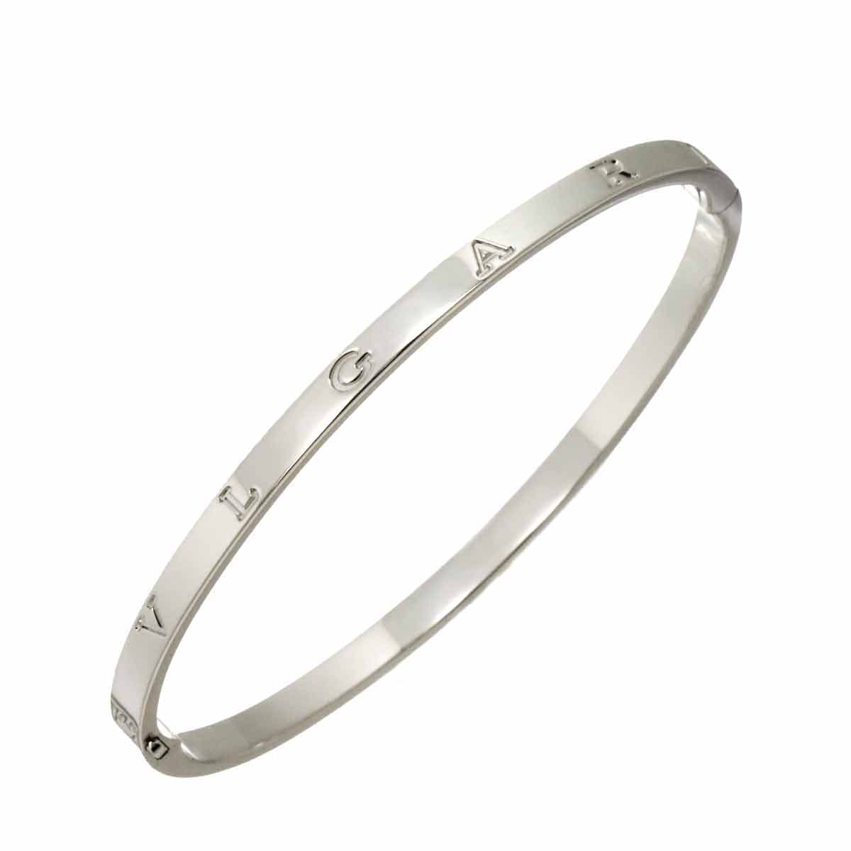 BVLGARI ビーゼロワン エッセンシャル ブレスレット 16.5cm K18 WG ホワイトゴールド 750 B-ZERO1 Bracelet【証明書付き】 ブルガリ 90292643