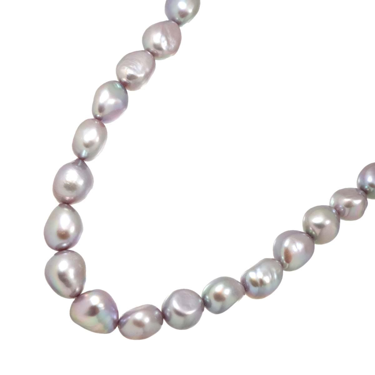 TASAKI バロック真珠 ネックレス 43cm SV シルバー 925 田崎真珠 パール Baroque Pearl Necklace タサキ 90296420